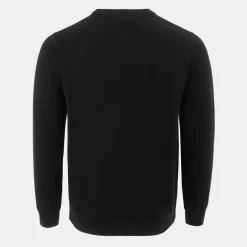 Giorgio Mens Crew Neck Sweater Knit in Black