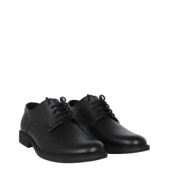 Giorgio Mens Lace Up Derby Shoes in Black