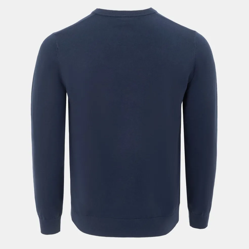 Giorgio Mens V Neck Classic Knitted Sweater in Blue