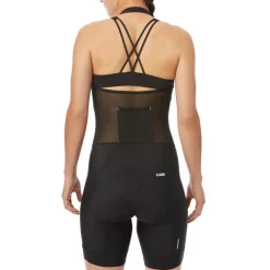Giro Womens Chrono Sport Halter Bib Shorts in Black