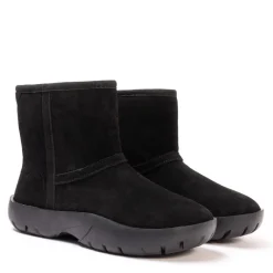 Golddigga Womens Snug Classic Slip On Ankle Boots in Black