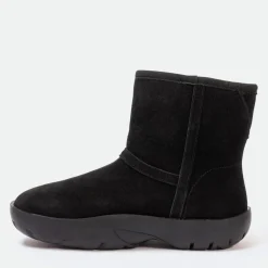 Golddigga Womens Snug Classic Slip On Ankle Boots in Black