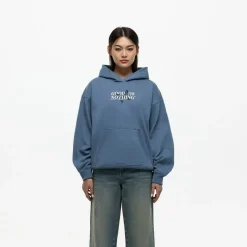 Good For Nothing Butterfly Hoodie in Blue