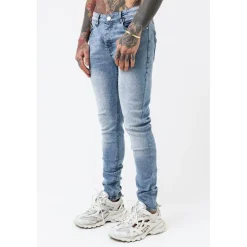 Good For Nothing Skinny Jean Faded Blue in Blue