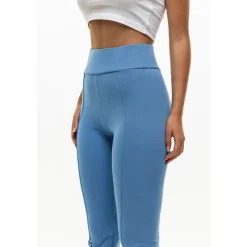 Good For Nothing Split Hem Trousers Sky Blue in Blue