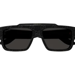 Gucci Logo Bar Sunglasses in Black