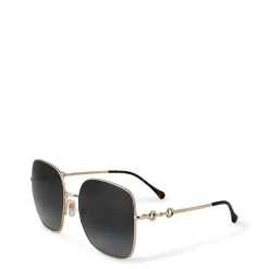 Gucci Square Frame Sunglasses in Gold