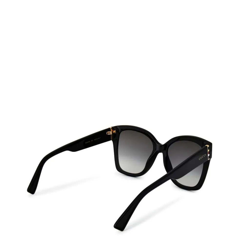 Gucci Square Graduated Sunglasses in Black