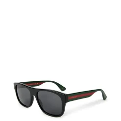 Gucci Web Square Sunglasses in Black