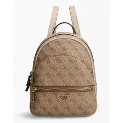Guess Manhattan Backpack with Detachable Strap in Brown