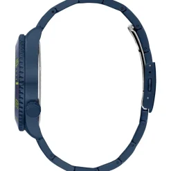 Guess Stainless Steel Fashion Analogue Quartz Watch in Blue