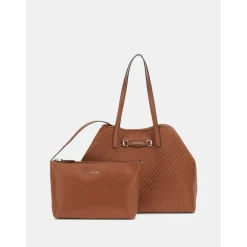 Guess Vikky Ii Large 2 In 1 Tote Bag in Brown