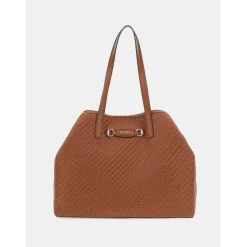 Guess Vikky Ii Large 2 In 1 Tote Bag in Brown