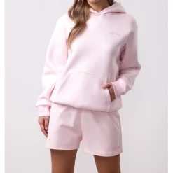 Gym King Script Shorts in Pink