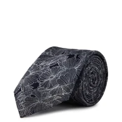 Haines and Bonner Floral Tie in Blue