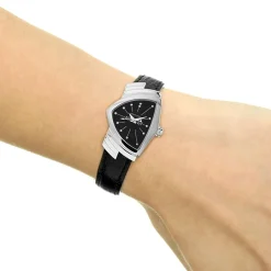 Hamilton Leather Strap Analogue Watch in White