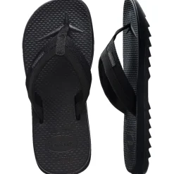 Havaianas Track Plus Flatform Flip Flops in Black