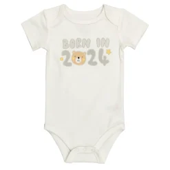 Hello World 2024 Baby Beanie in White