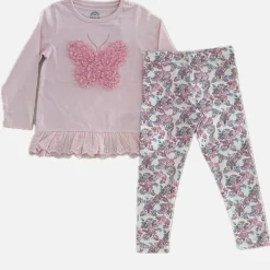 Hello World Girls 2 Piece Outfit in Pink