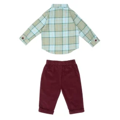 Hello World W B Chk Shrt S in Multi