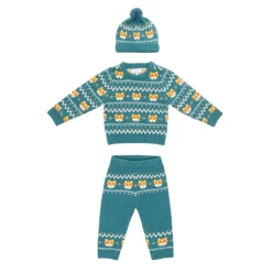 Hello World W B Fox Knit S Bb51 in Blue