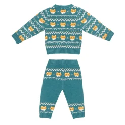 Hello World W B Fox Knit S Bb51 in Blue