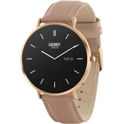 Henry London Sm Amoled Wtch in Brown