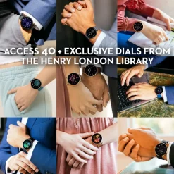 Henry London Smart Sili Str in Black