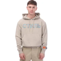 Heron Preston CTNMB Hoodie in Grey blue
