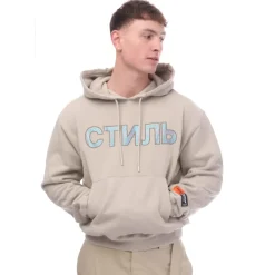 Heron Preston CTNMB Hoodie in Grey blue