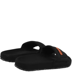 Heron Preston Fabric Sliders in Black