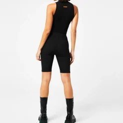 Heron Preston High Neck Slim Fit Sleeveless Bodysuit in Black