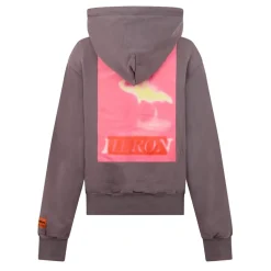 Heron Preston Long Sleeve Regular Fit Hooded Sweatshirt in Grey