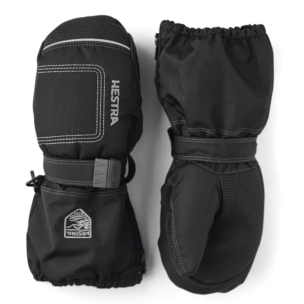 Hestra Baby Zip Mitt in Black