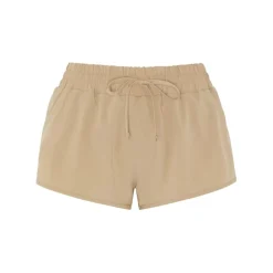 HIIT Gloss Woven Athletic Shorts in Neutral