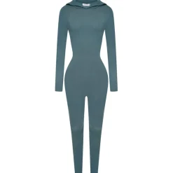 Honeyz Hood Jumpsuit in Green