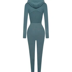 Honeyz Hood Jumpsuit in Green