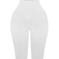 Honeyz HW Slim Fit Biking Shorts in White