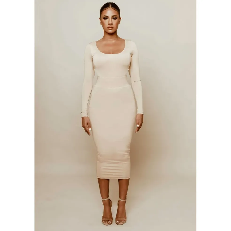 Honeyz Skirt in Beige