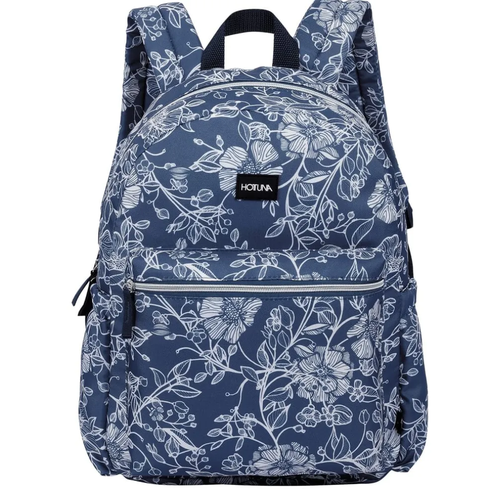 Hot Tuna Floral Backpack Adults in Blue