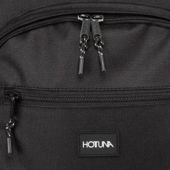 Hot Tuna Print Backpack in Black