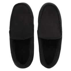 Howick Moccasin Slippers in Black