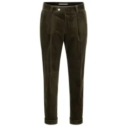 Hugo Boss H-Perin Pleat Trousers in Green