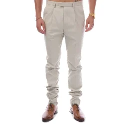 Hugo Boss T-Borden Trousers in Beige