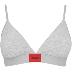 Hugo Boss Triangle Bra in Grey