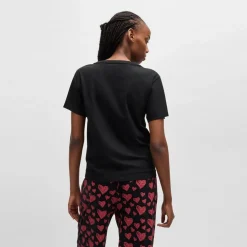 Hugo Crew Neck Regular Fit T-Shirt in Black