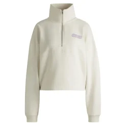 Hugo Dahanna_B Seasonal Logo Sweatshirt in White