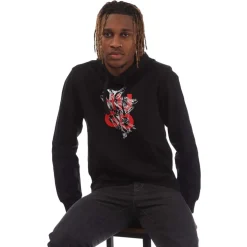 Hugo Daltorreson Hoodie in Black