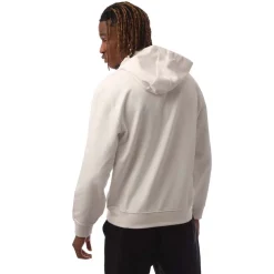 Hugo Dapo Logo Print Hoodie in White