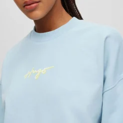 Hugo Delive Sweatshirt in Light Blue